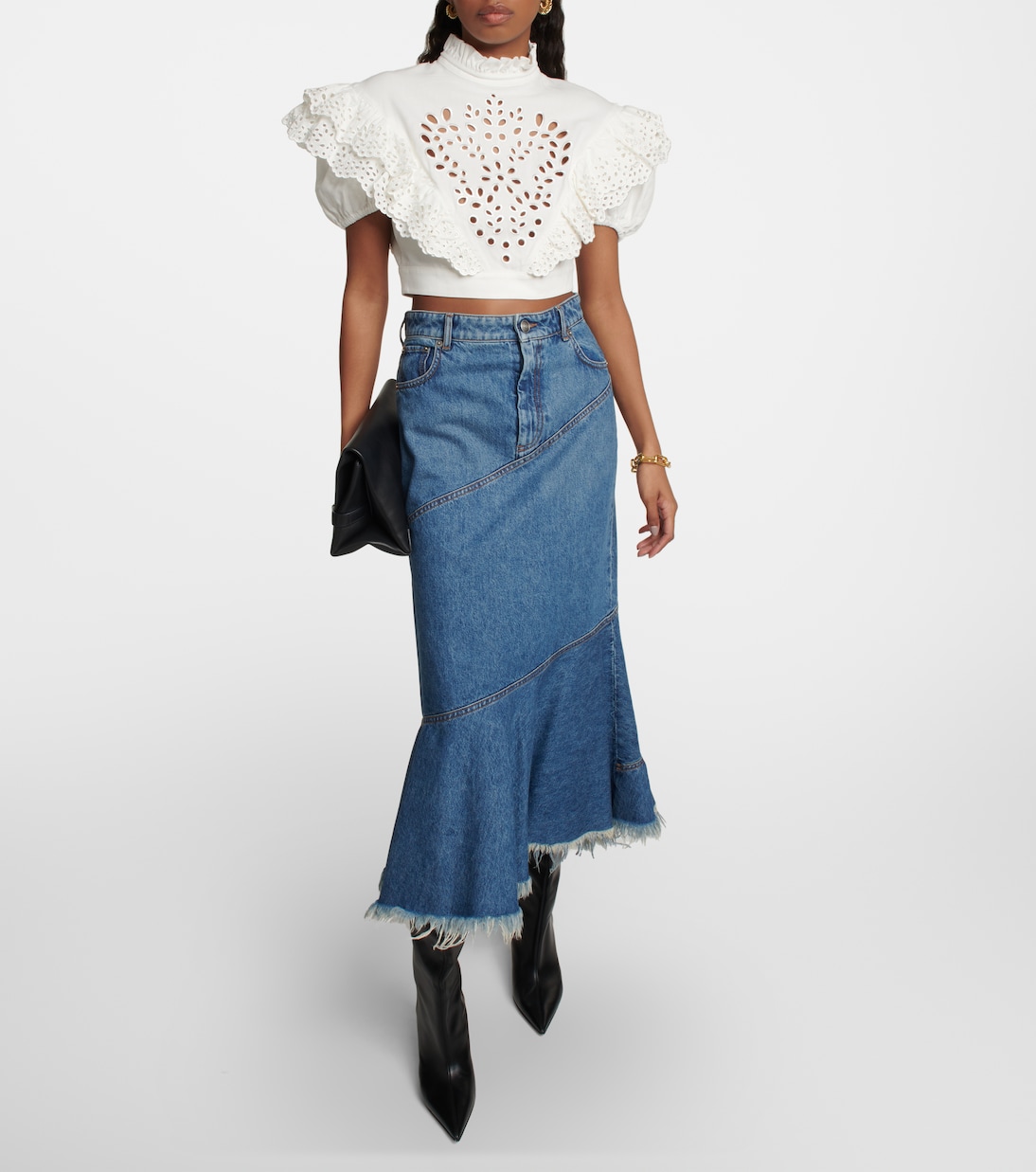 Cropped-Top Ometto aus Baumwolle | Sportmax