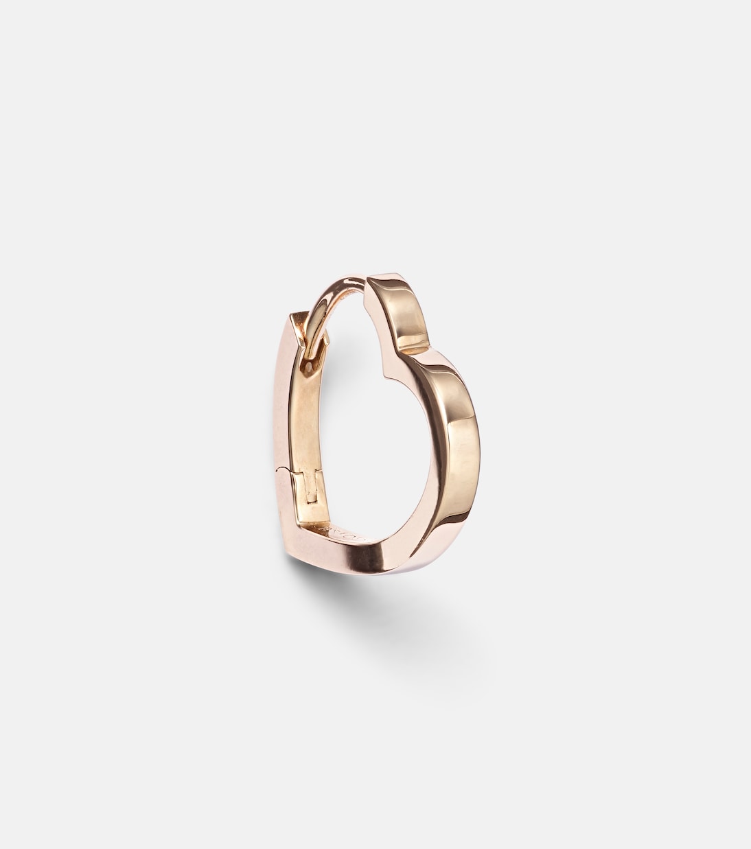 Boucle d’oreille unique Antifer Heart Small en or rose 18 ct | Repossi
