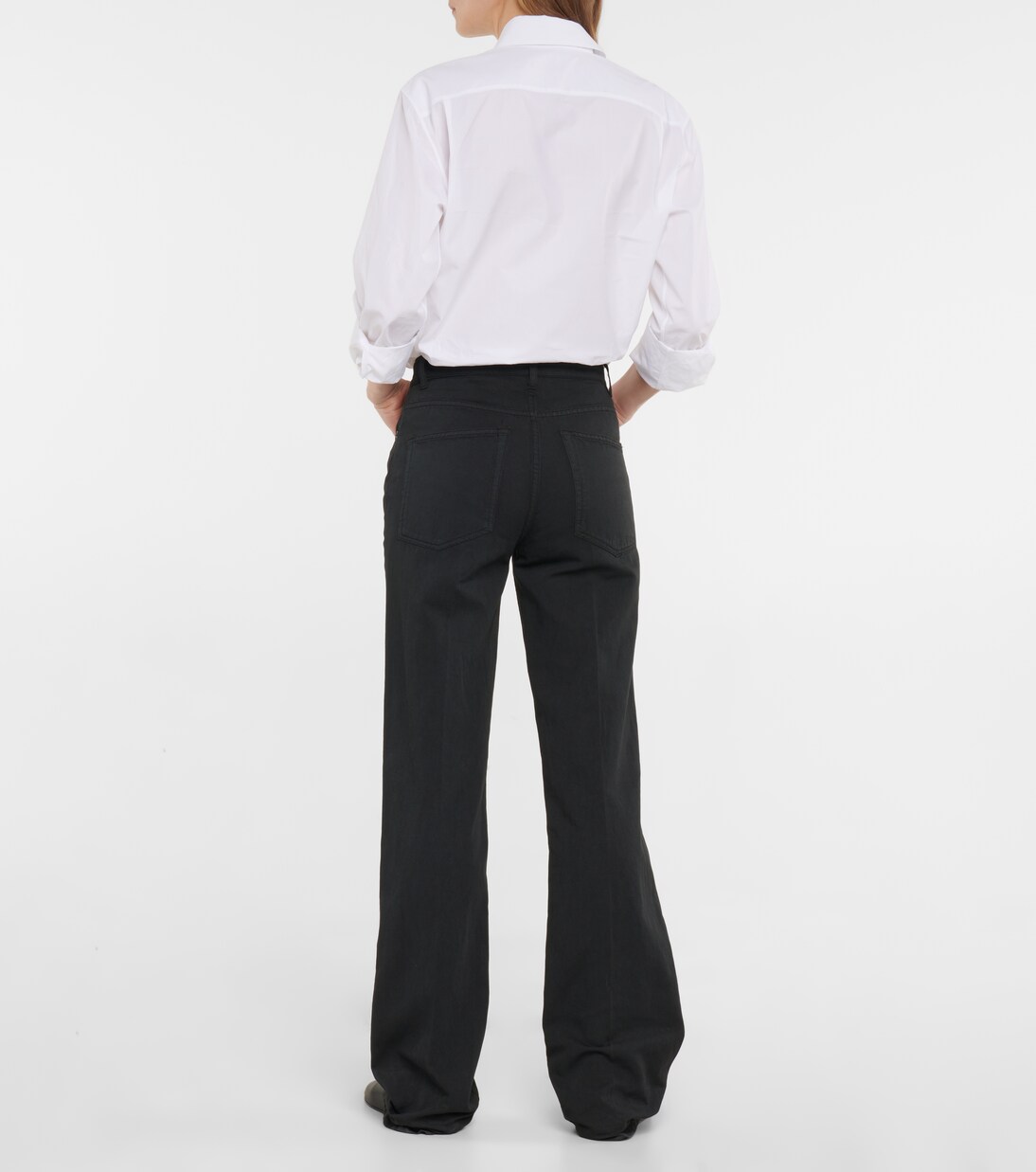 Pantalones Carlon de algodón y lino | The Row