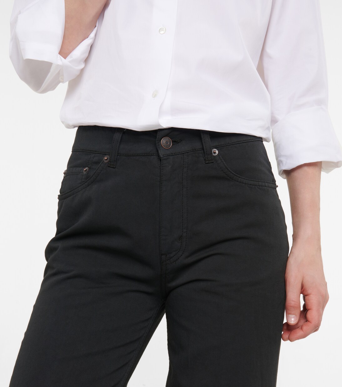 Pantalones Carlon de algodón y lino | The Row