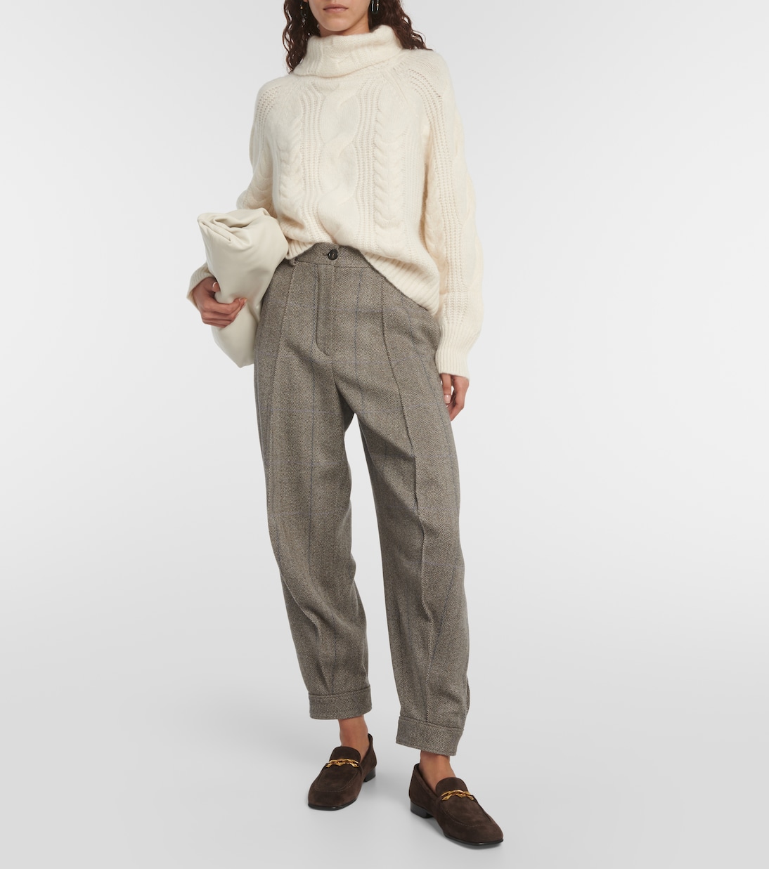 Jersey de cuello alto de cachemir | Jardin des Orangers