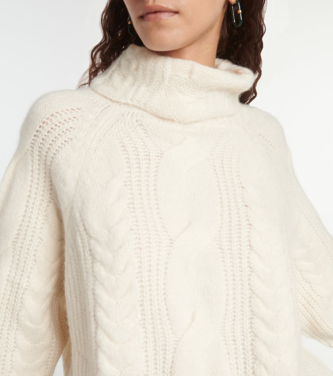 Jersey de cuello alto de cachemir | Jardin des Orangers