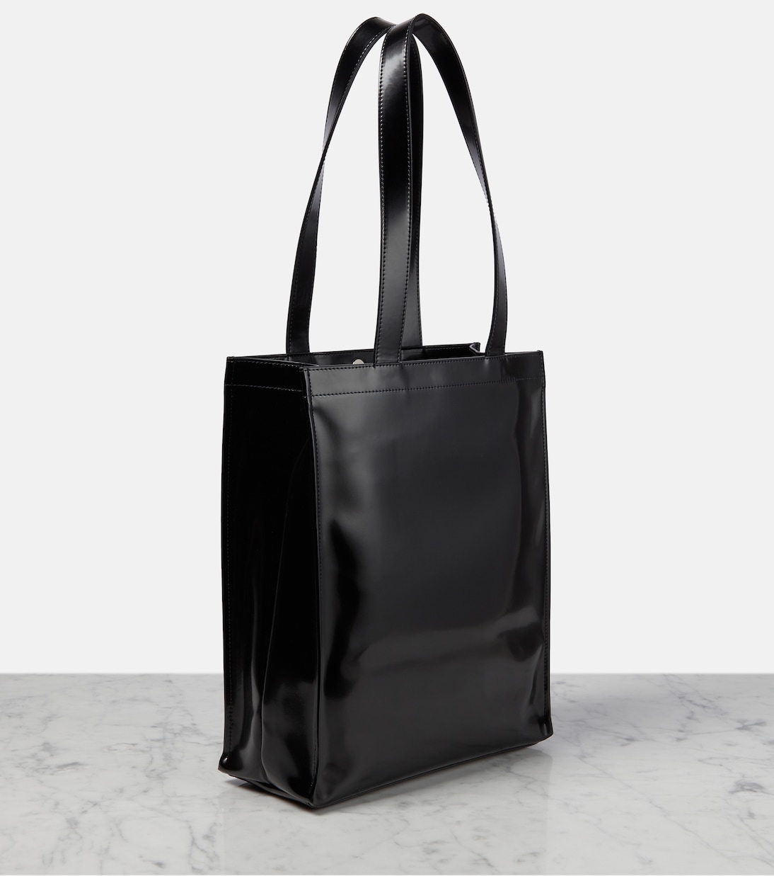 Mini logo-embossed tote bag | Acne Studios