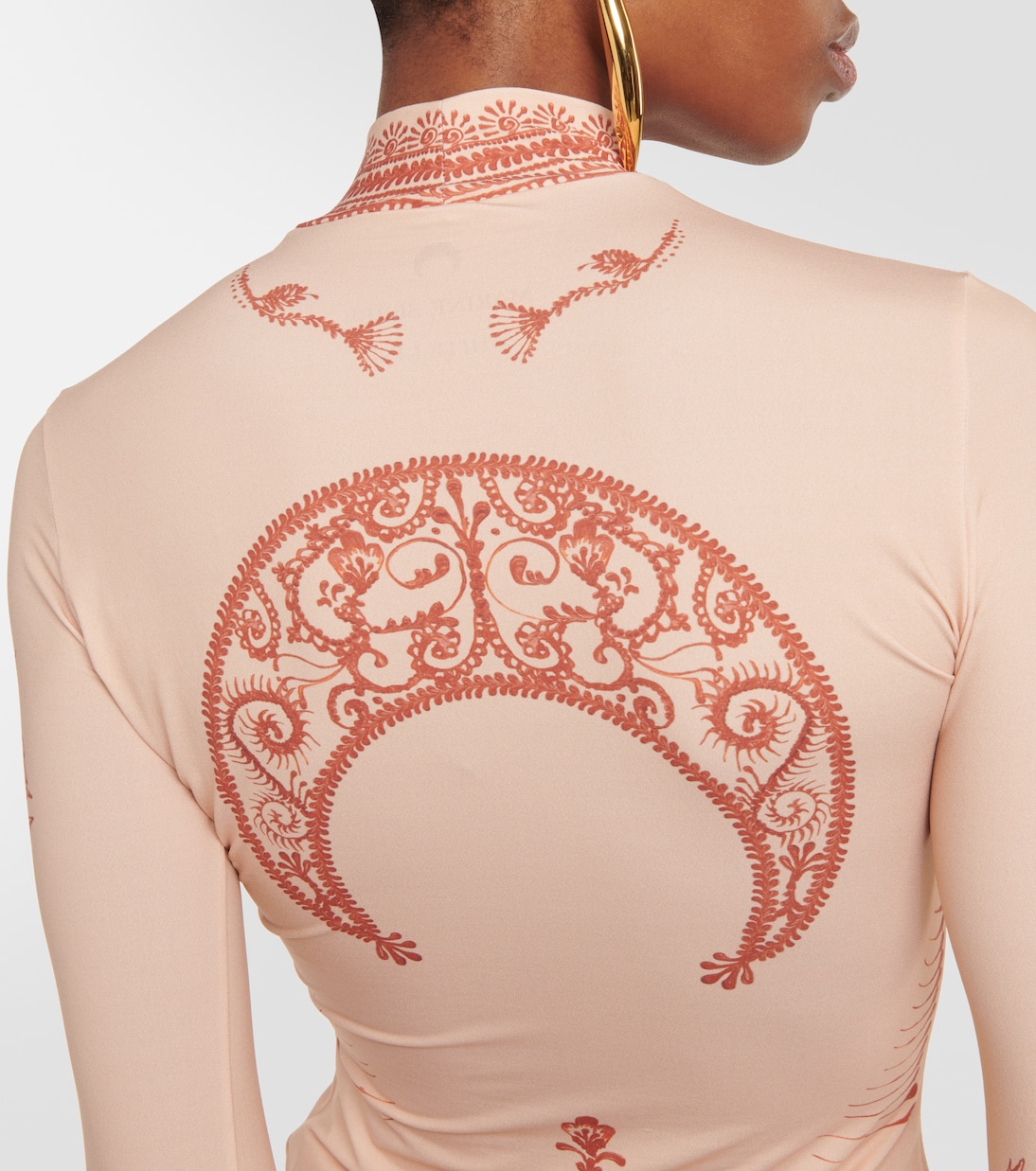 Regenerated Second Skin jersey top | Marine Serre