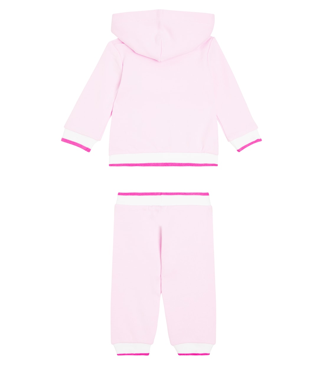 Bébé – Ensemble sweat-shirt à capuche et pantalon de survêtement en coton | Moschino Kids