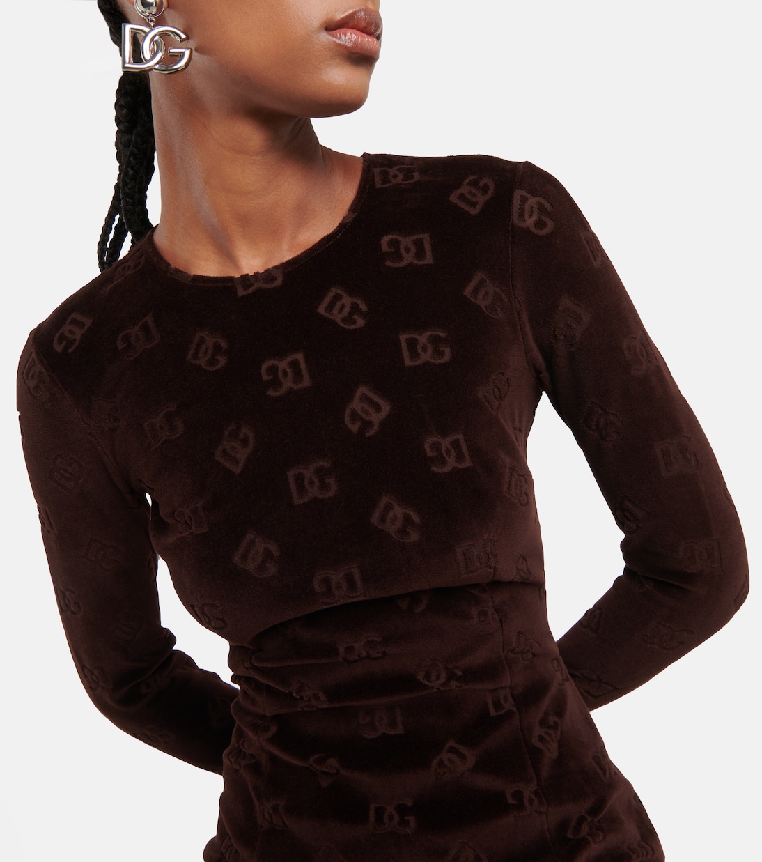 Minikleid aus Chenille | Dolce&Gabbana