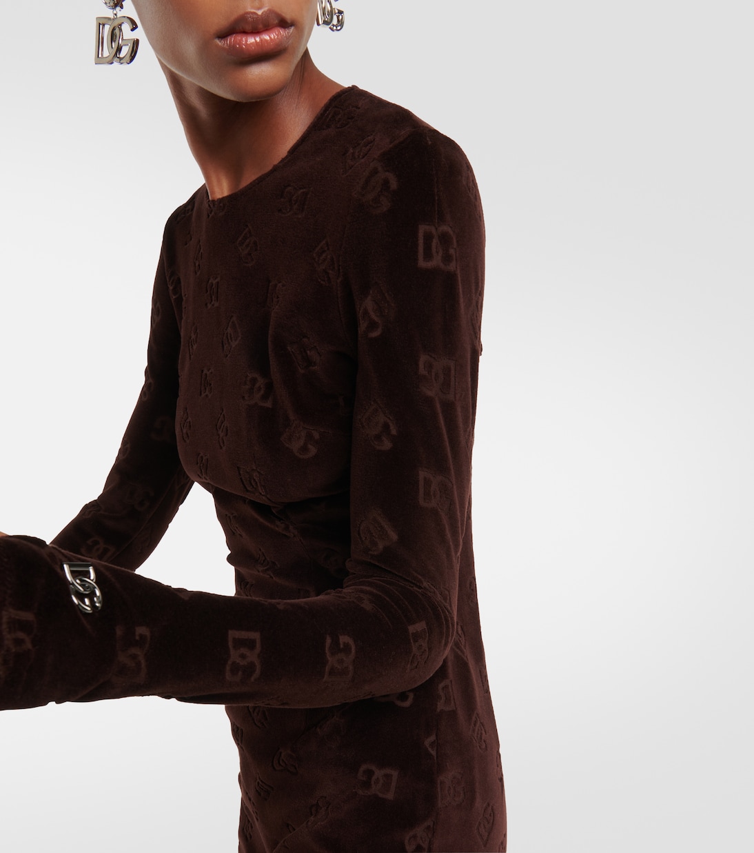 Minikleid aus Chenille | Dolce&Gabbana