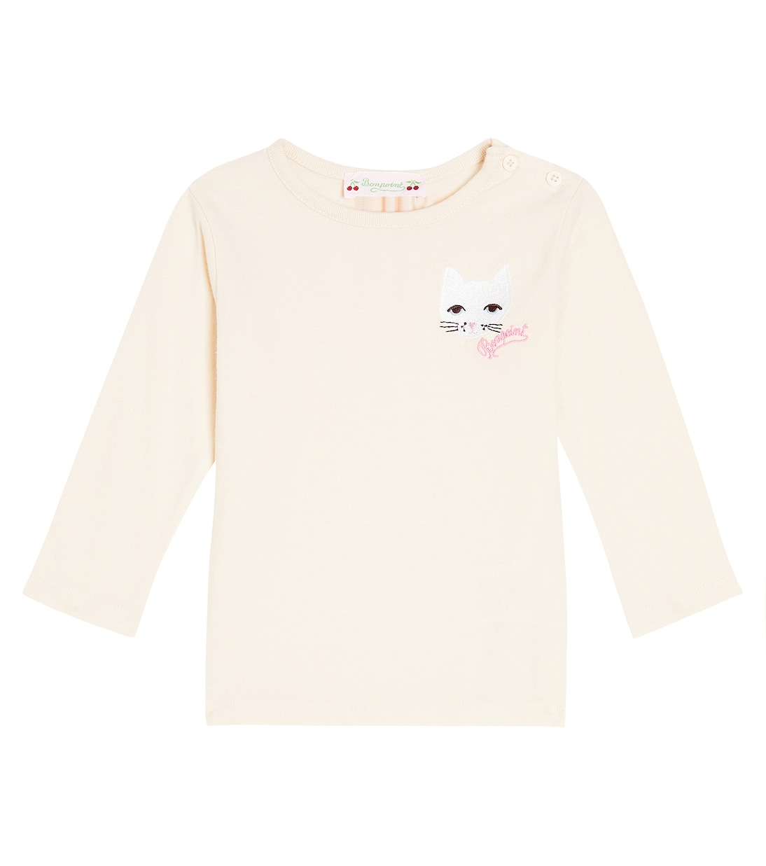 Baby - Top Tahsina in jersey con ricamo | Bonpoint