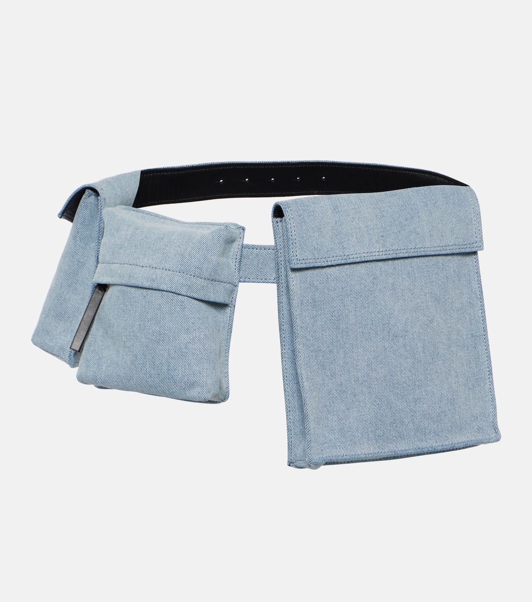 Marsupio in denim con pelle | The Attico