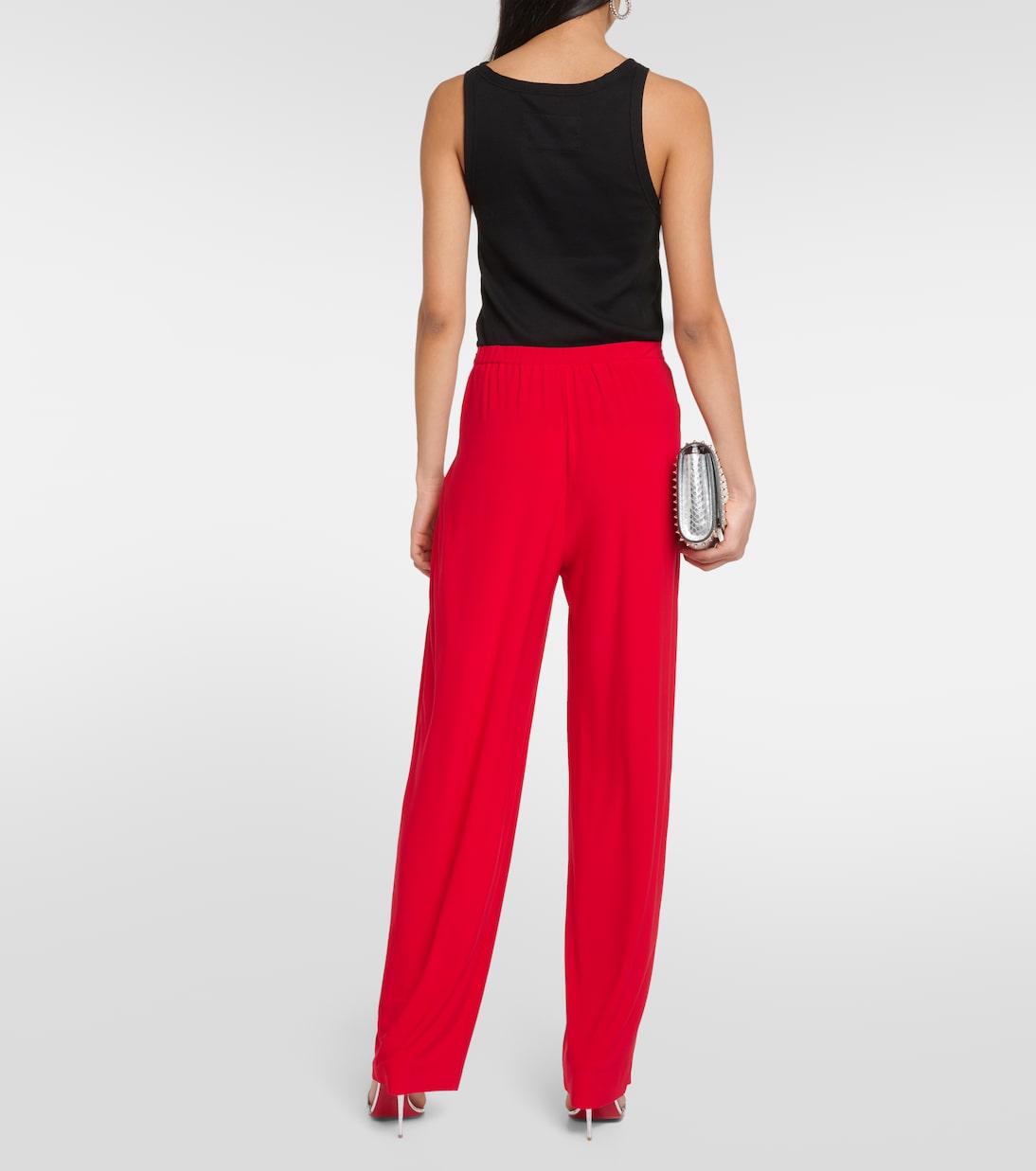 Pantaloni tapered a vita bassa | Norma Kamali