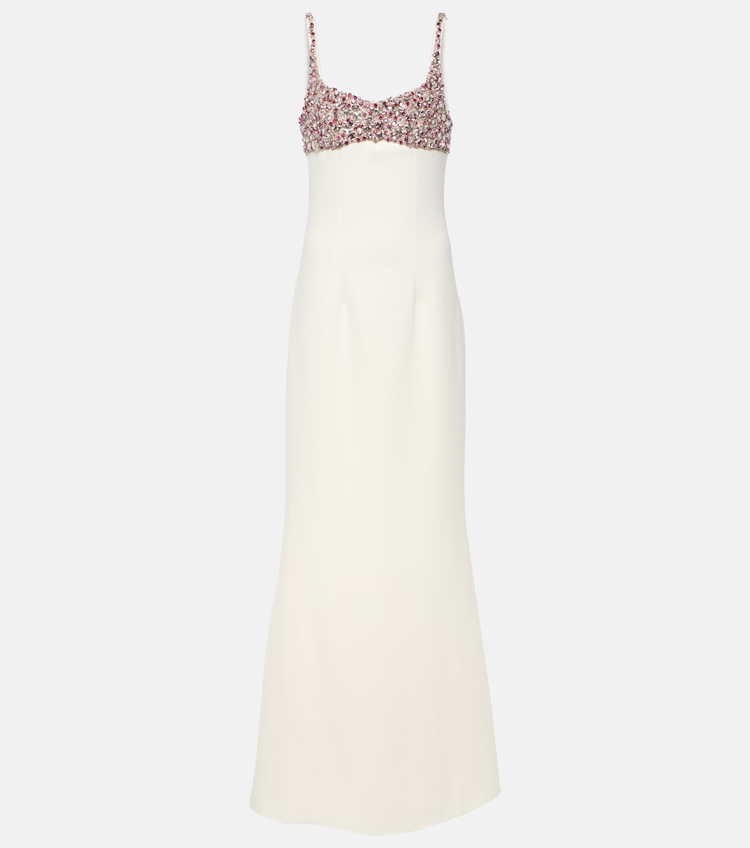 Robe longue Beatriz à ornements | Safiyaa