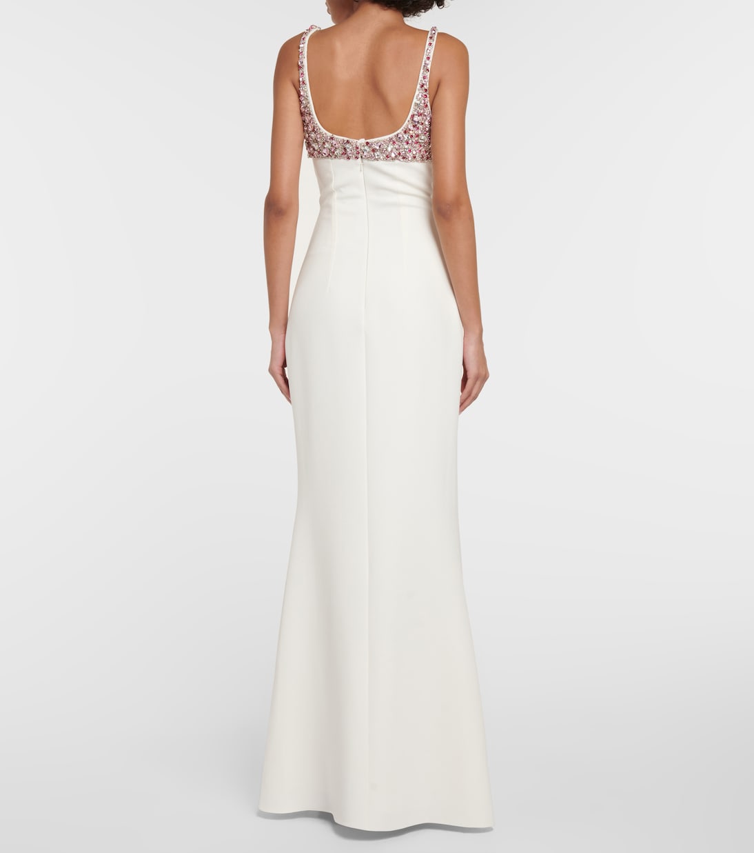 Robe longue Beatriz à ornements | Safiyaa