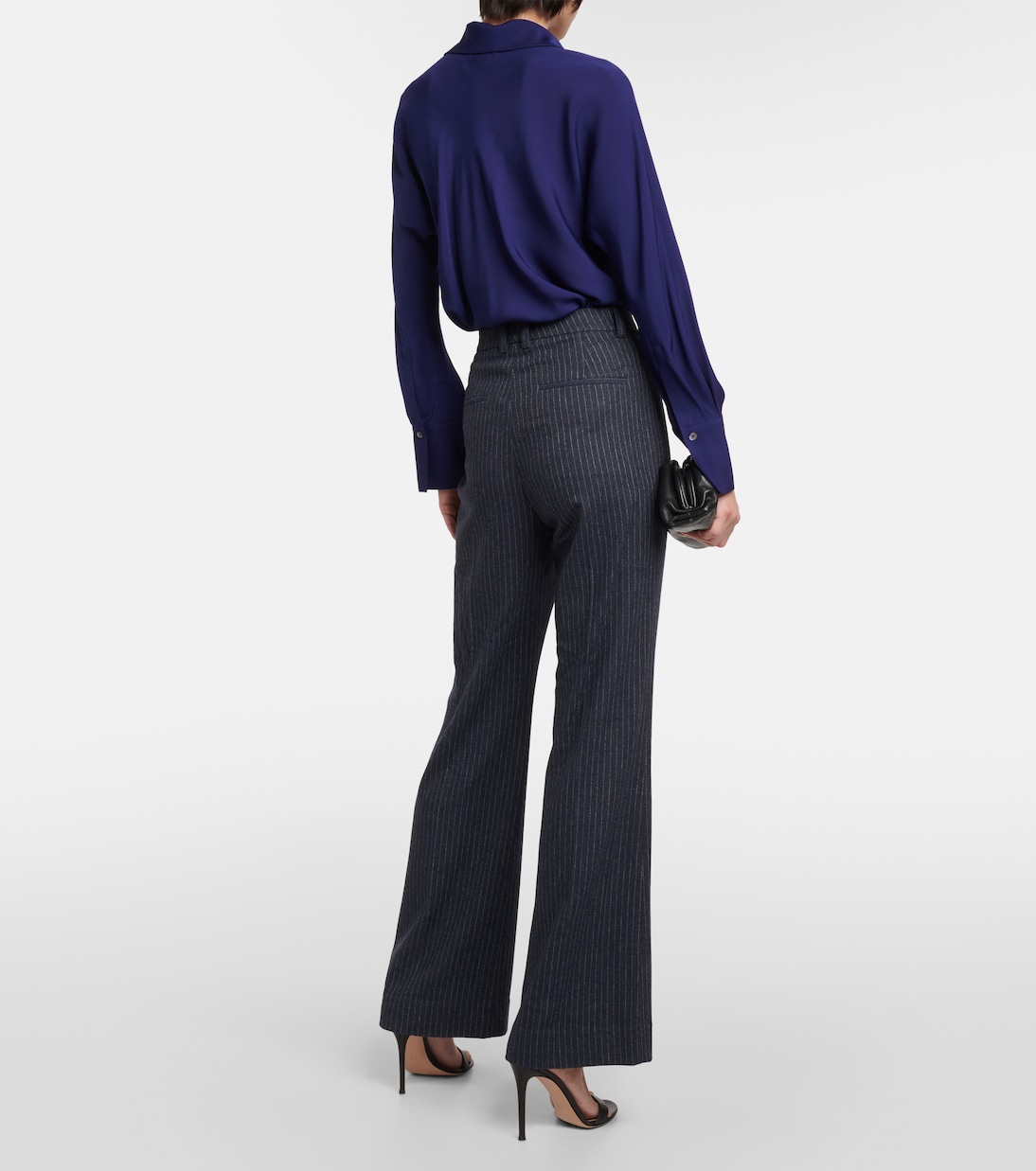 Pantaloni regular in flanella a righe | Vince