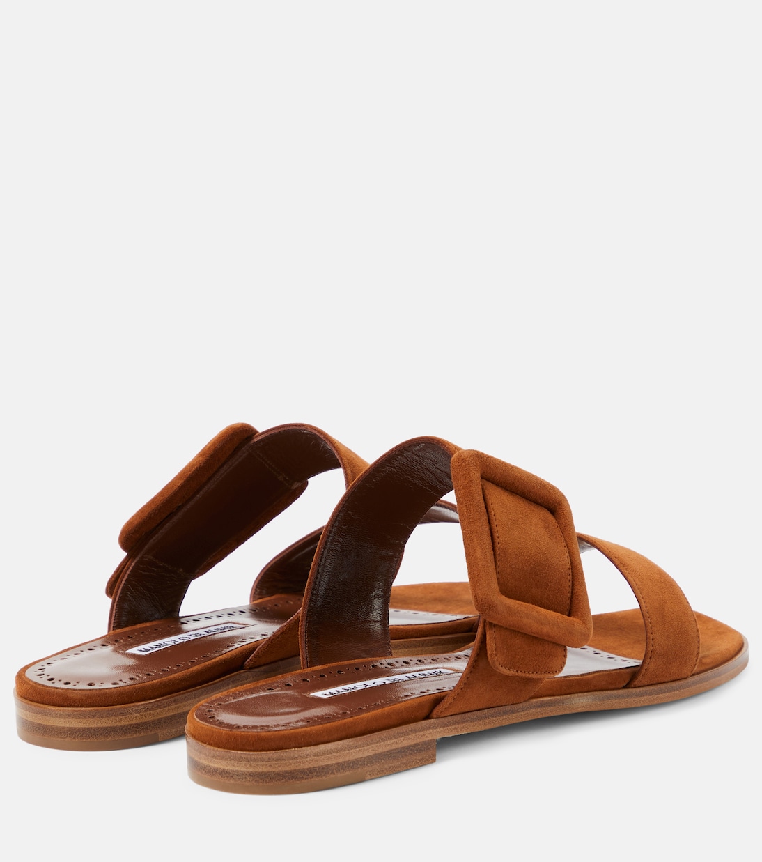 Sandali Titubaflat in suede | Manolo Blahnik