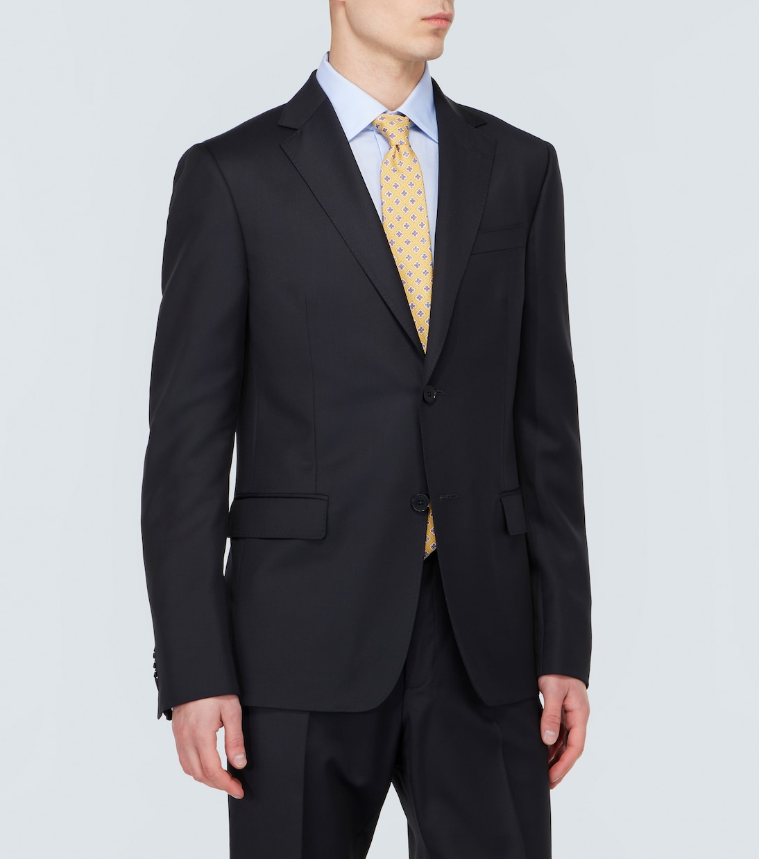 Wool and mohair canvas suit | Zegna