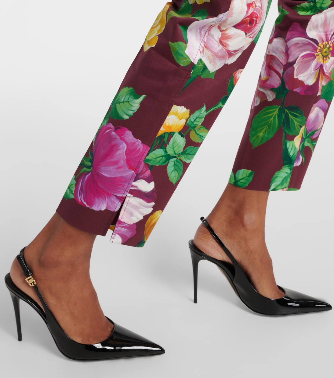 Pantaloni in misto cotone a vita bassa | Dolce&Gabbana