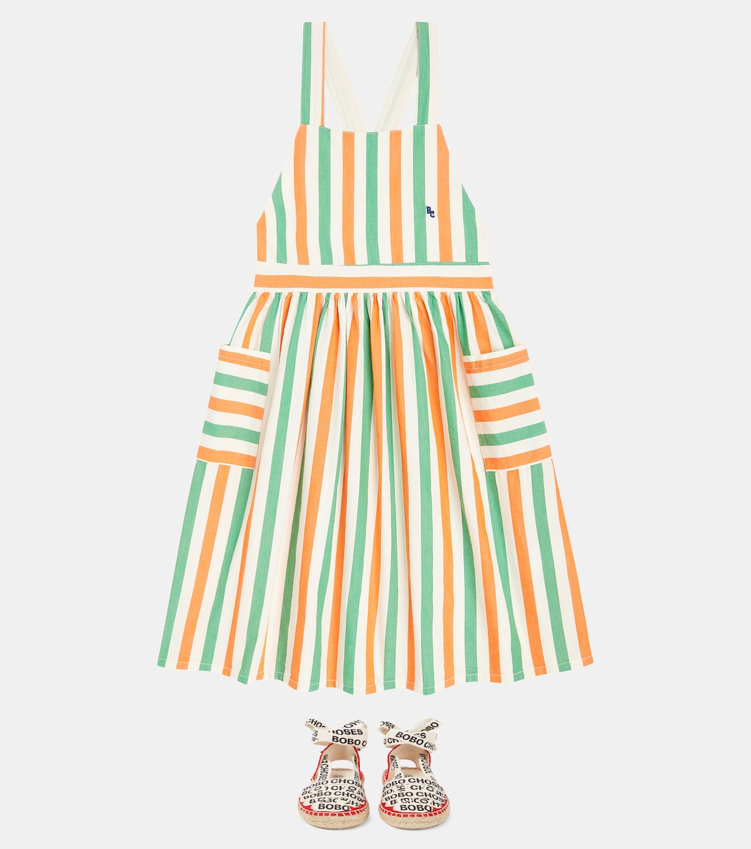 Abito in cotone a righe | Bobo Choses