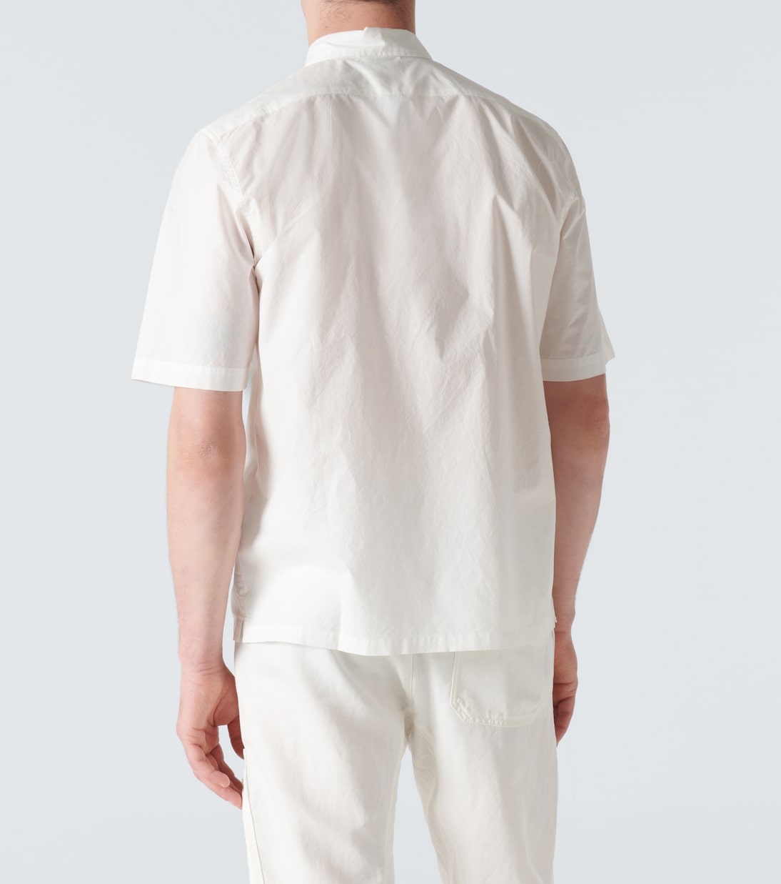 Camisa de popelín de algodón con logo | C.P. Company