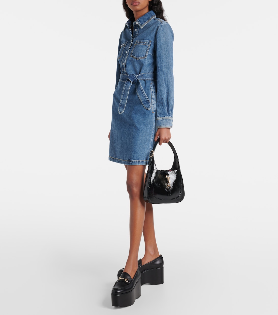 Gucci Jackie Small patent leather shoulder bag | Gucci