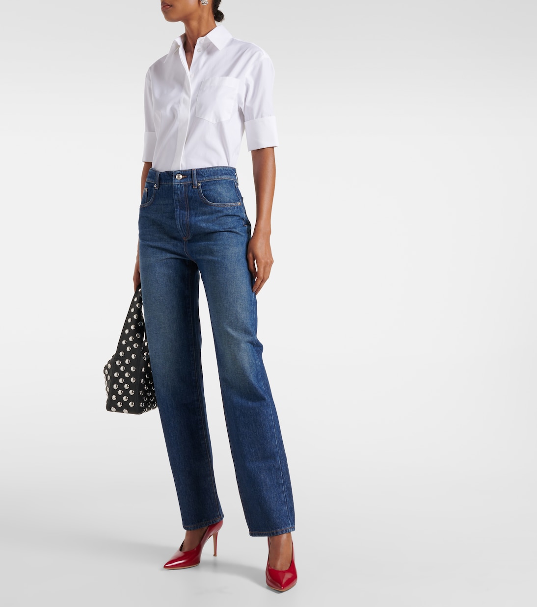 Jeans rectos de tiro bajo | Sportmax