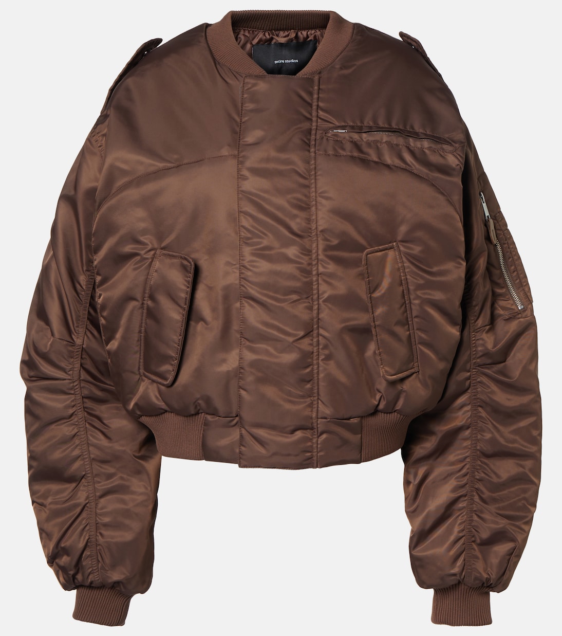 Cropped bomber jacket | Entire Studios