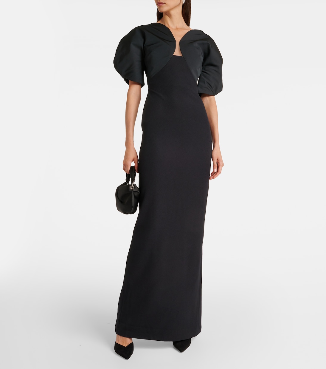 Robe Karla aus Crêpe | Safiyaa
