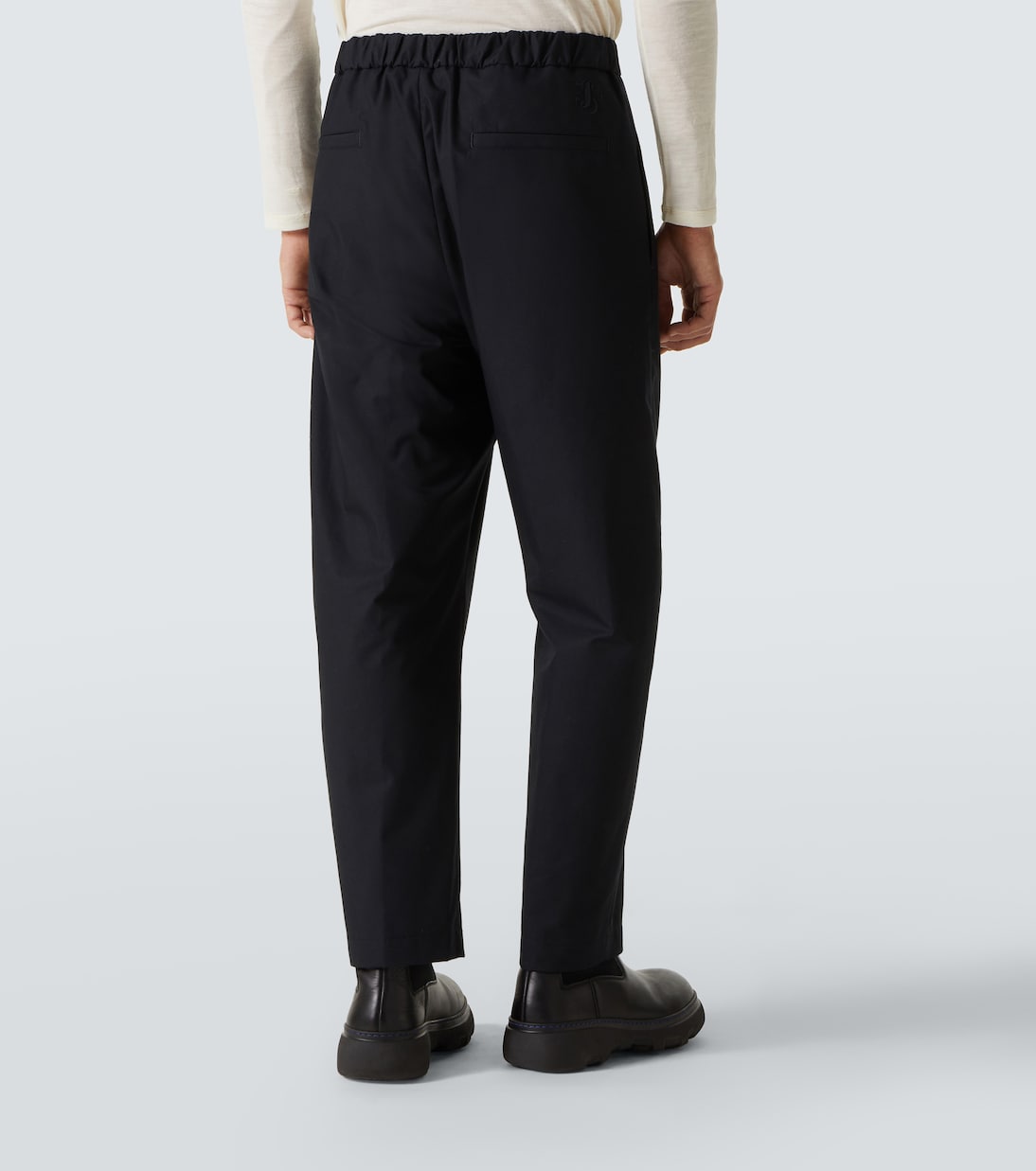 Pantaloni a gamba larga in cotone | Jil Sander