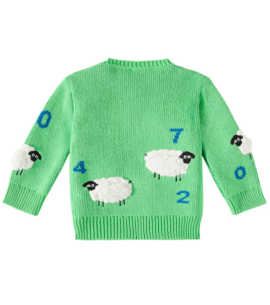 Baby - Pullover Count Sheep in cotone e lana | Stella McCartney Kids