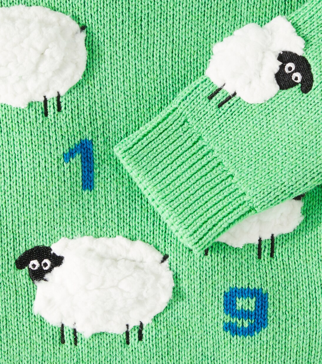 Baby - Pullover Count Sheep in cotone e lana | Stella McCartney Kids