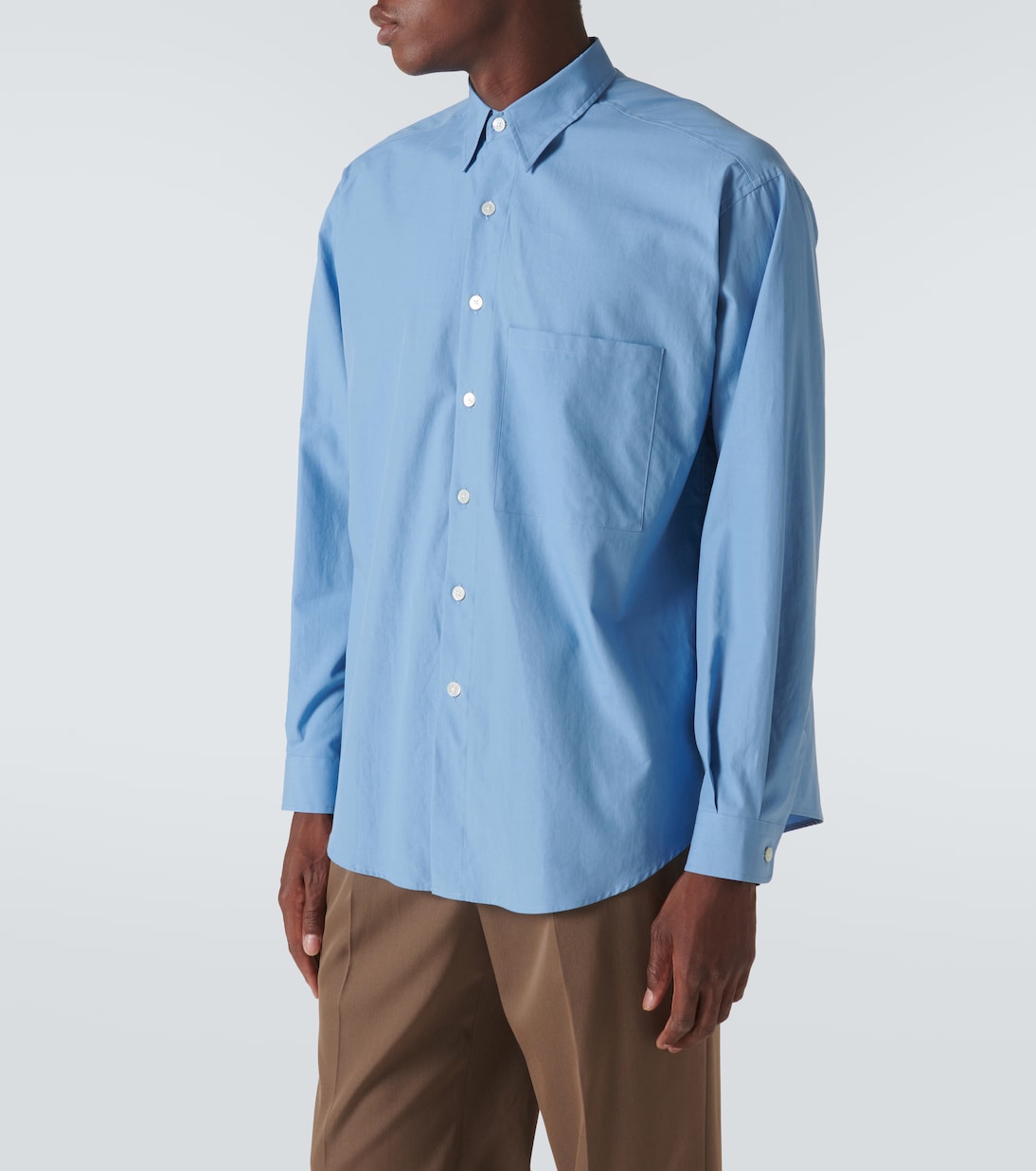 Camicia Finx in twill di cotone | Auralee