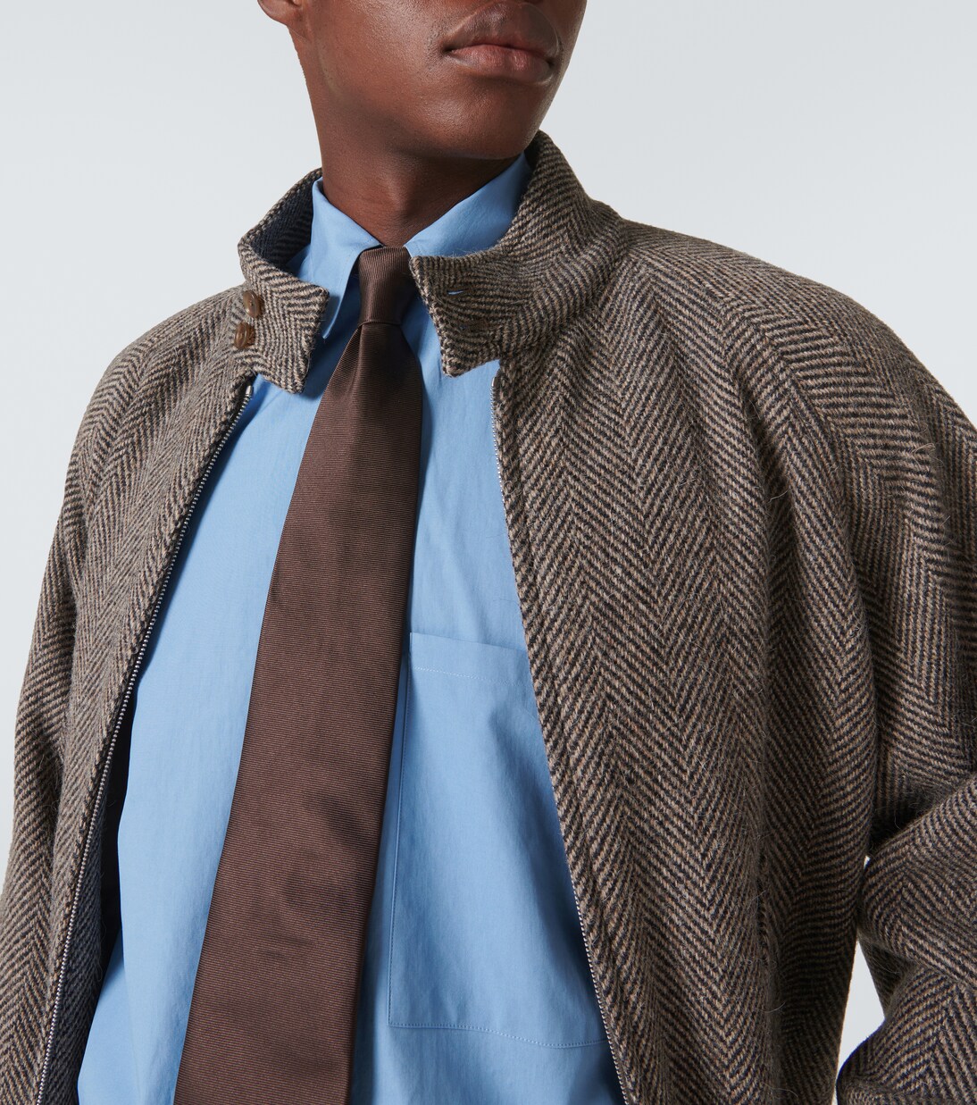 Camicia Finx in twill di cotone | Auralee