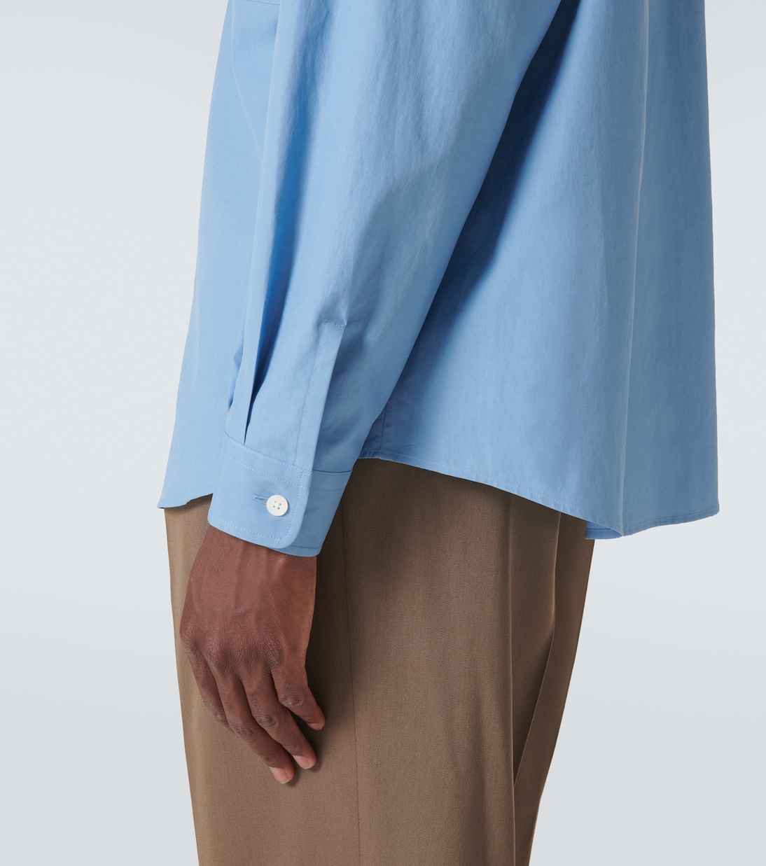 Camicia Finx in twill di cotone | Auralee