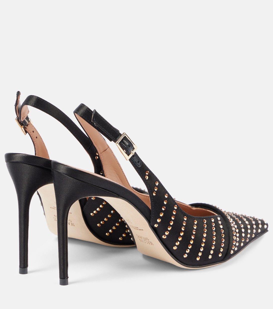 Escarpins Jazz 90 en satin à ornements | Malone Souliers