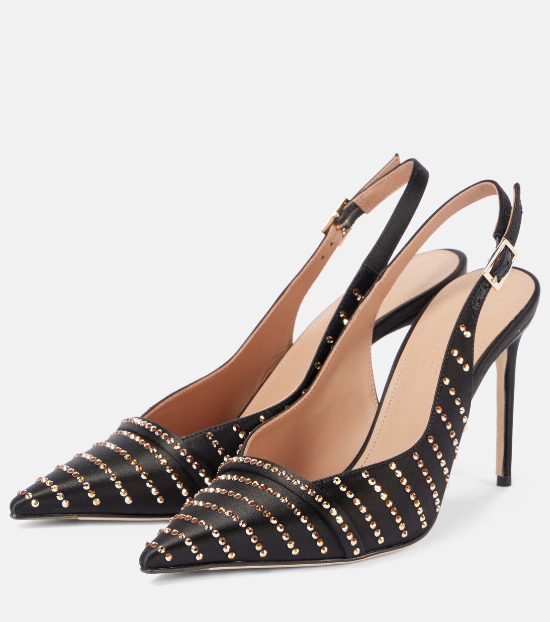 Escarpins Jazz 90 en satin à ornements | Malone Souliers