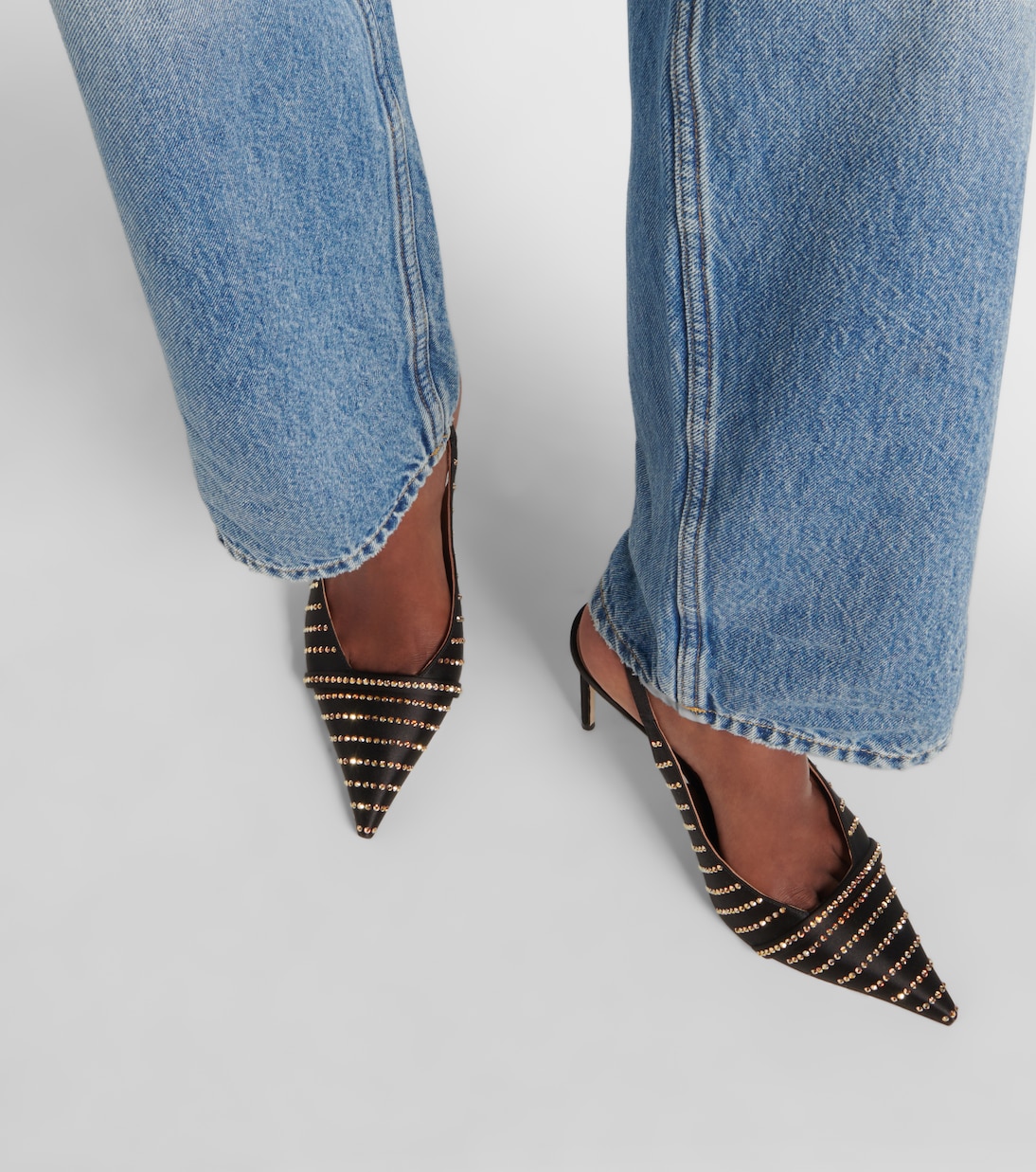Escarpins Jazz 90 en satin à ornements | Malone Souliers