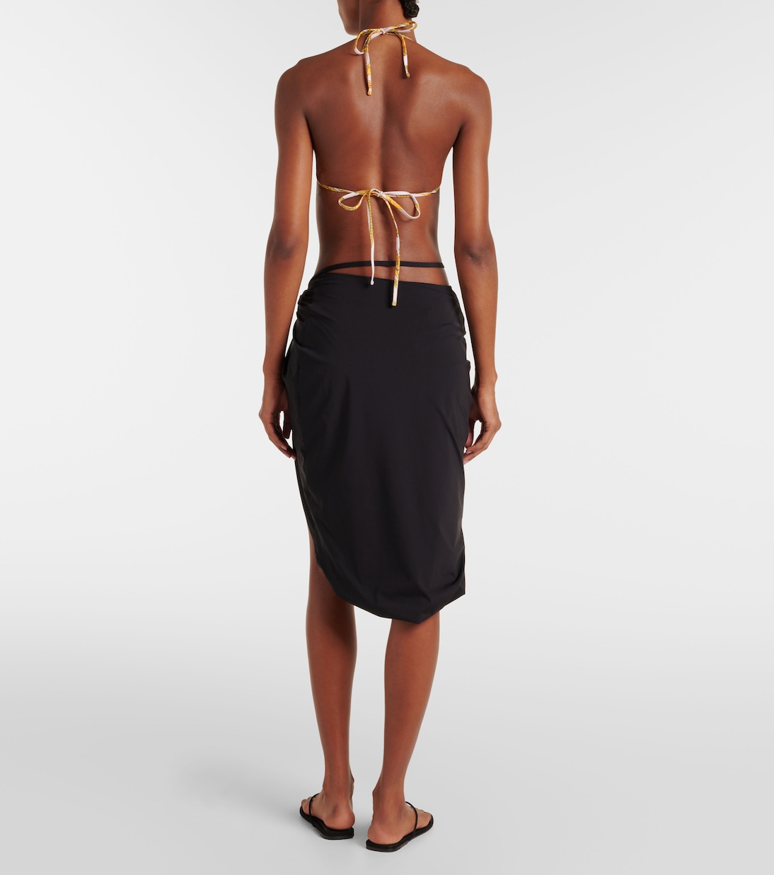 Jersey beach cover-up  | Versace