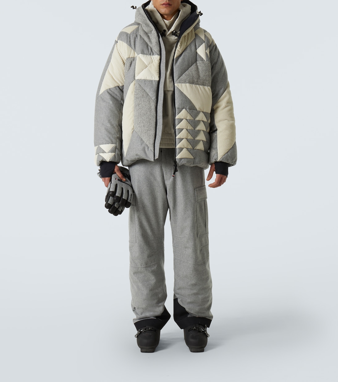 Technical wool flannel ski pants | Moncler Grenoble