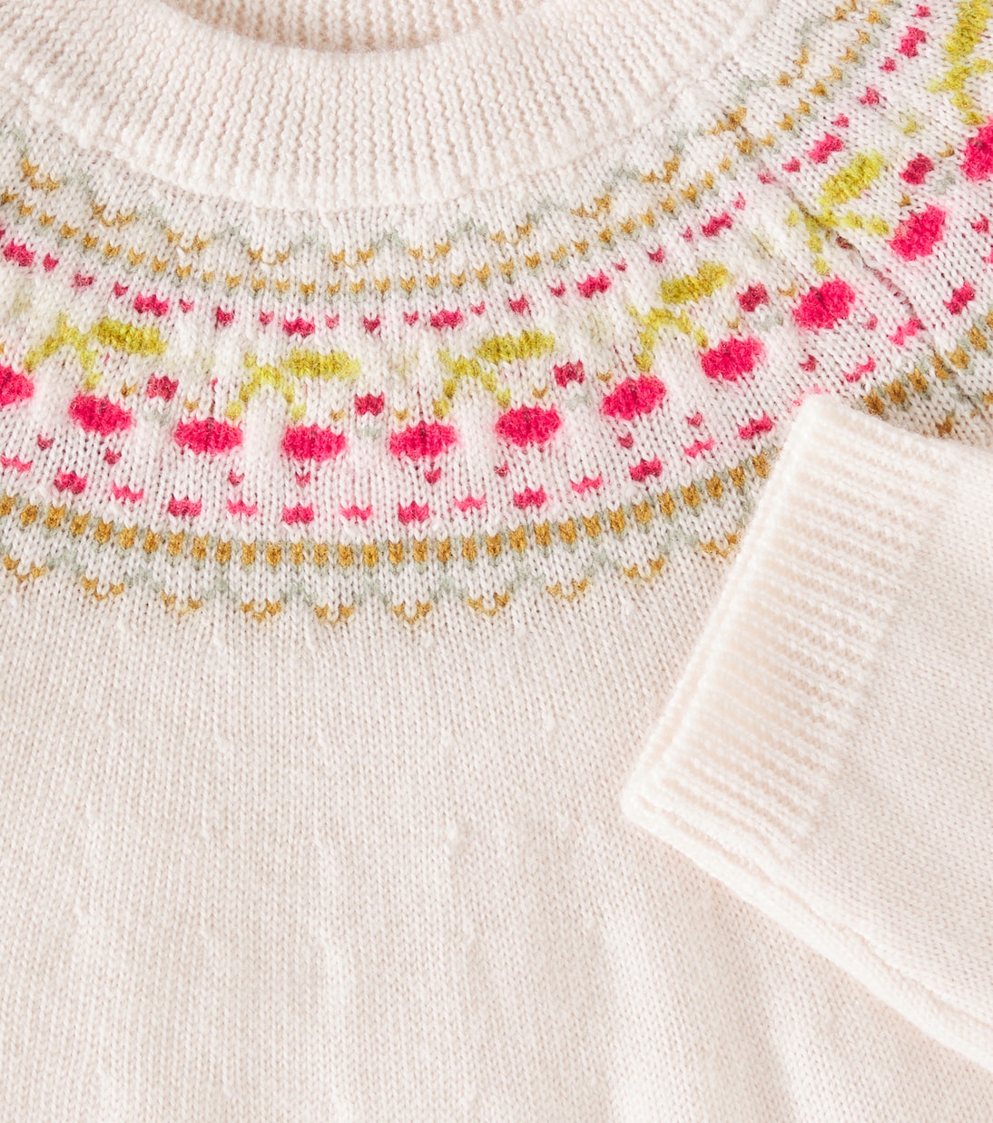 Pullover Génièvre in lana con intarsio | Bonpoint