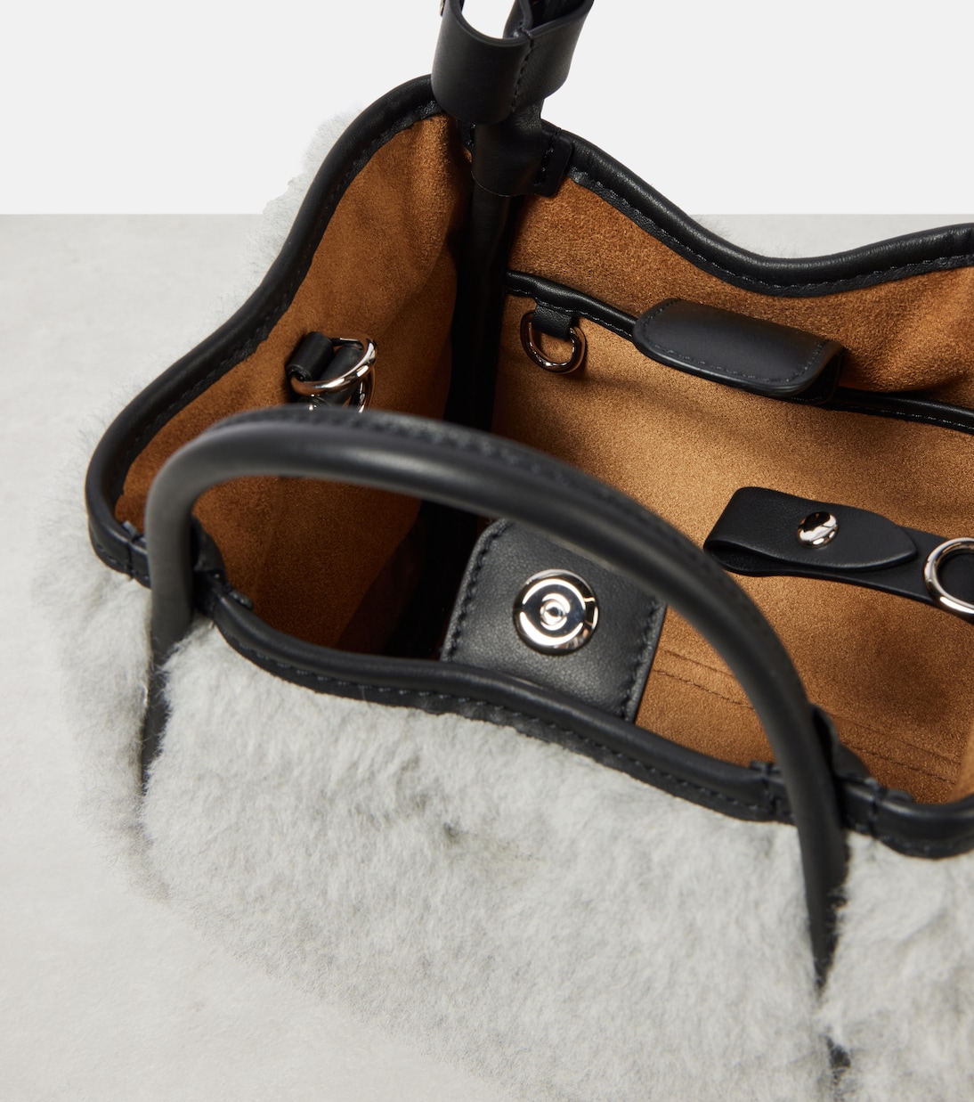 Tote Marine Small aus Teddyfleece | Max Mara
