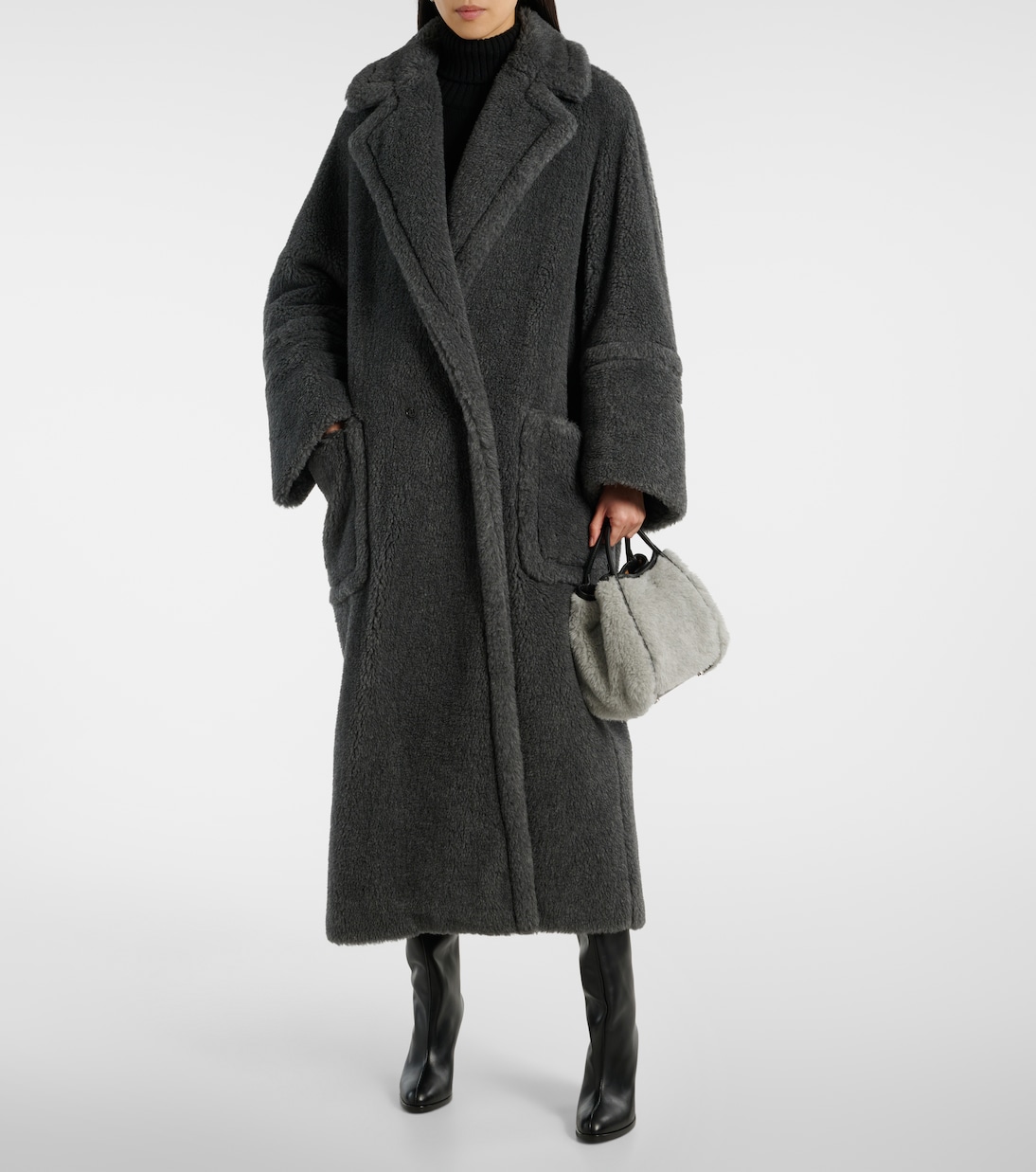 Tote Marine Small aus Teddyfleece | Max Mara