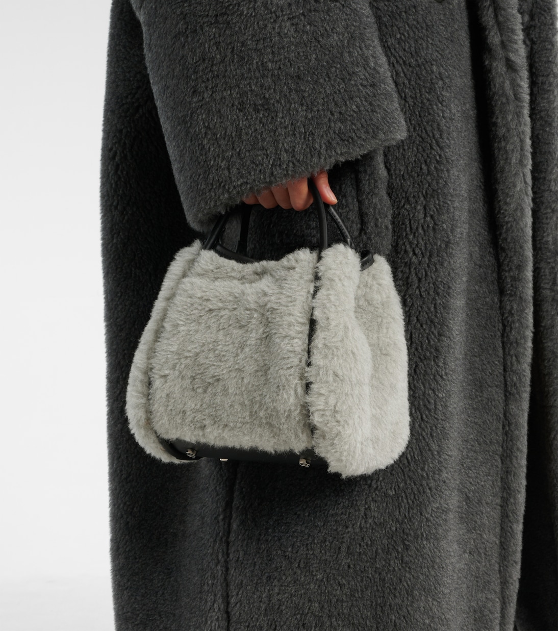 Tote Marine Small aus Teddyfleece | Max Mara