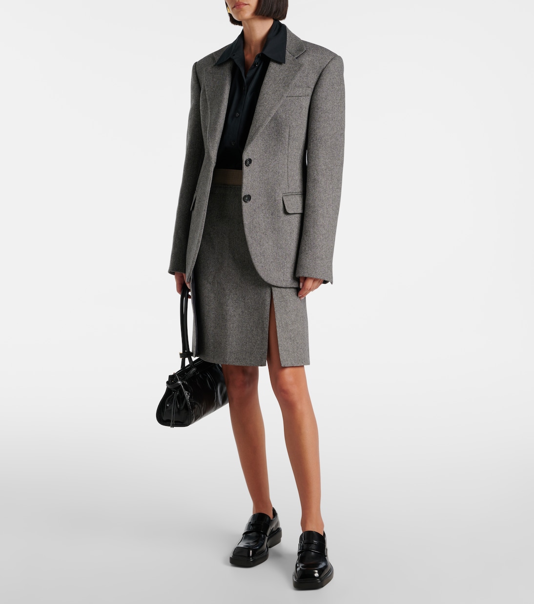 Blazer Gel in tweed di misto lana | Sportmax