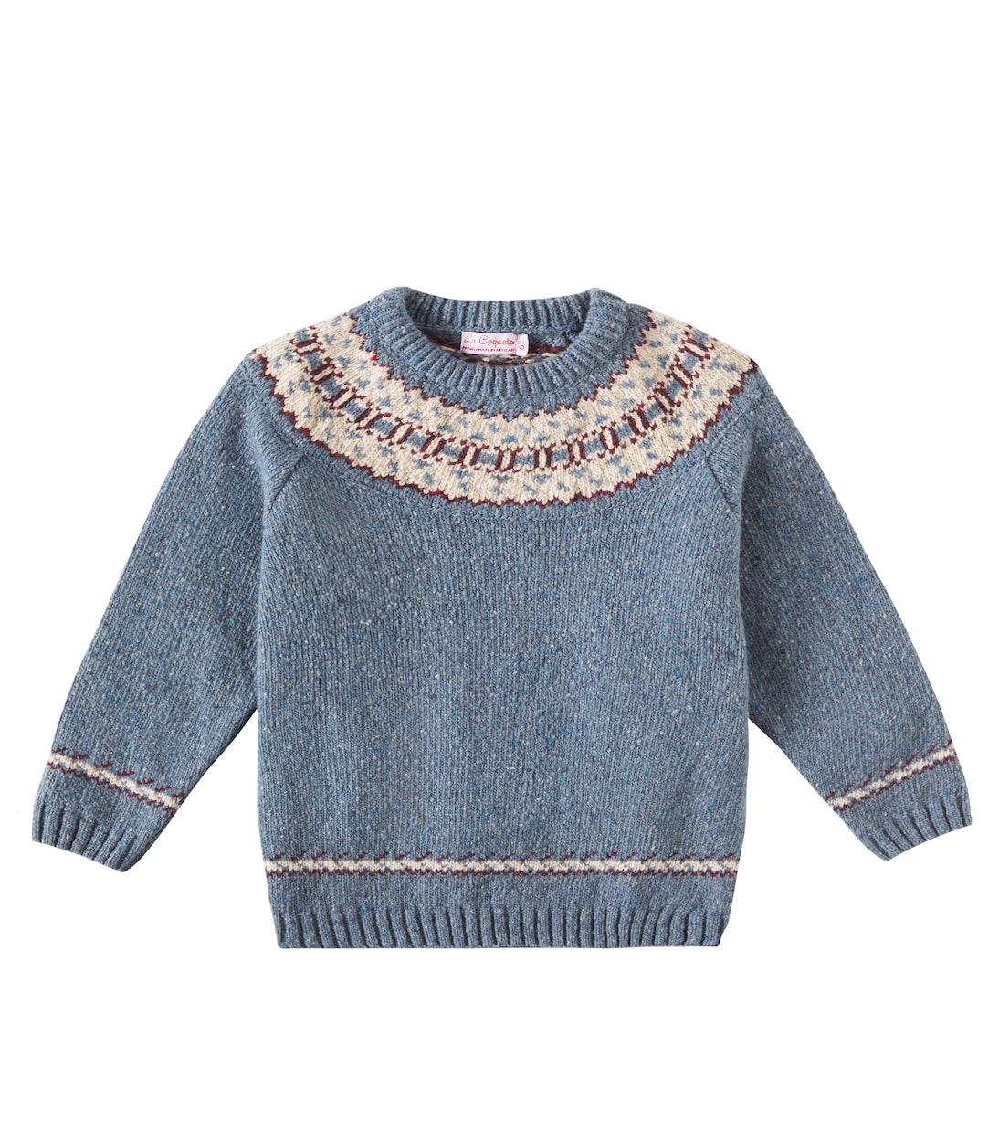 Goyo Fair Isle wool-blend sweater | La Coqueta
