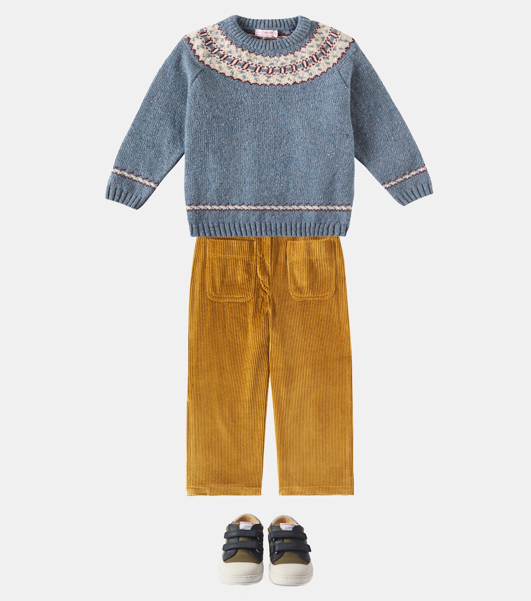 Goyo Fair Isle wool-blend sweater | La Coqueta