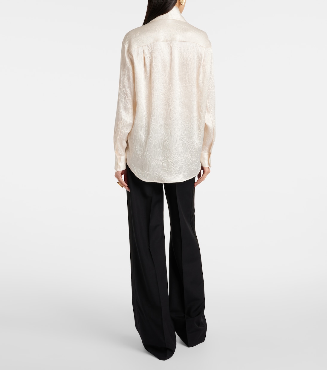 Bluse aus Satin | McQueen