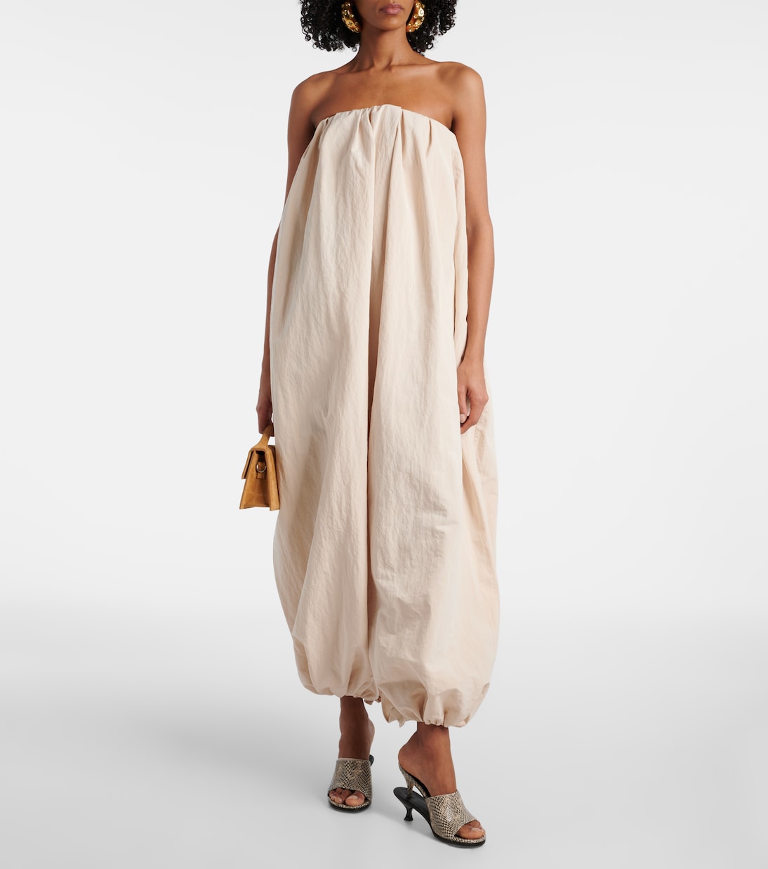 Doubles snake-effect leather mules | Jacquemus