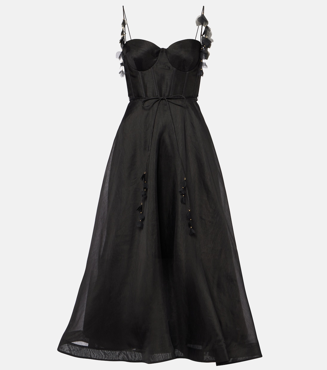 Abito bustier Natura in lino e seta | Zimmermann