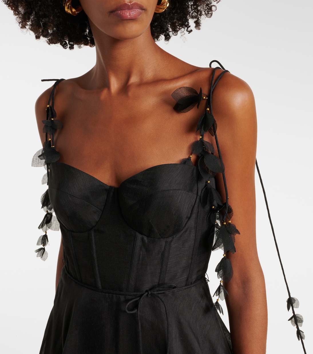 Abito bustier Natura in lino e seta | Zimmermann