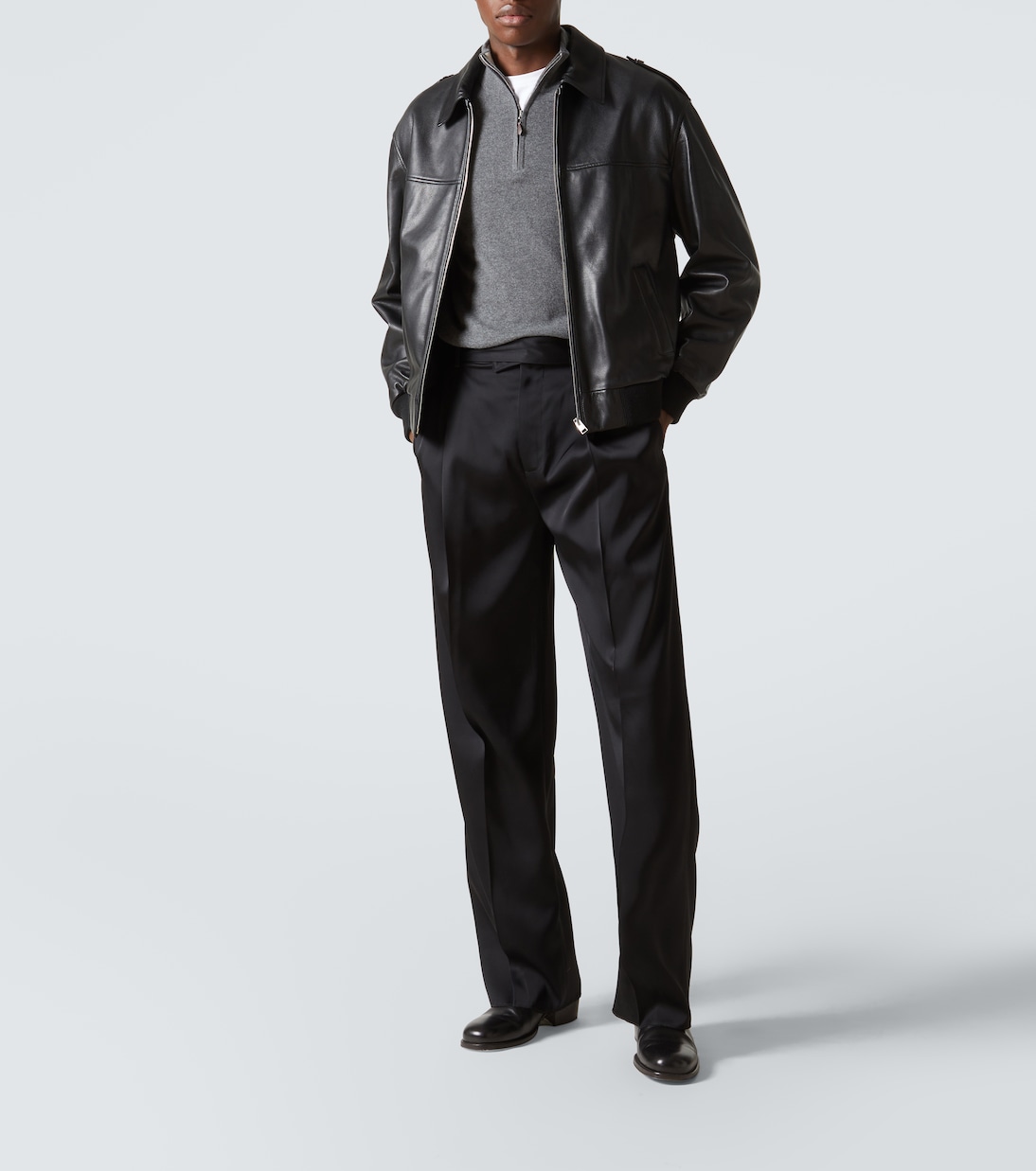 Bomberjacke aus Leder | Frame