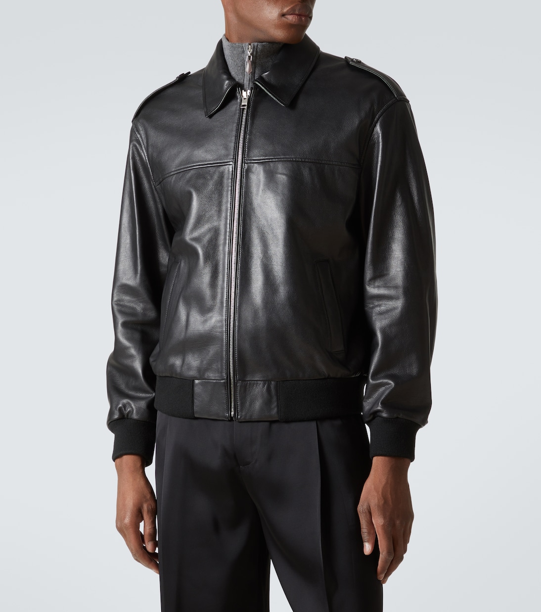 Bomberjacke aus Leder | Frame